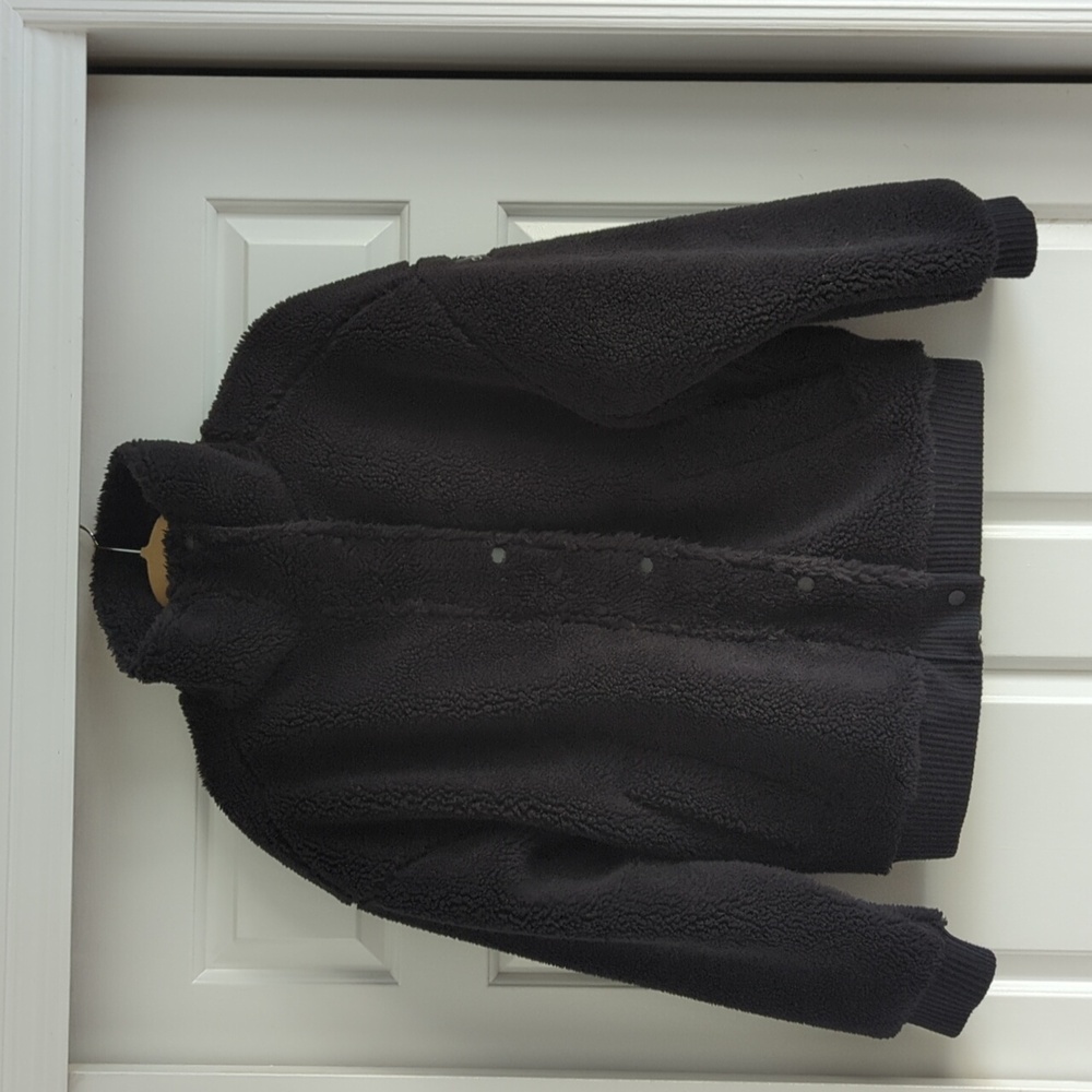 ALO Yoga Black Fleece Jacket